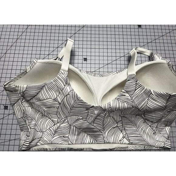 Allegro By Victoria’s Secret On Point Sports Bra White Palm Back Logo 38DDD NWOT - Picture 3 of 4